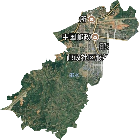 宋家塘街道卫星图
