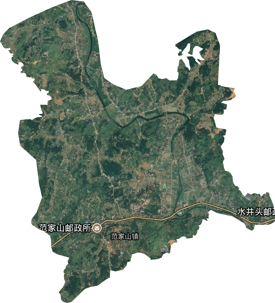 范家山镇卫星图
