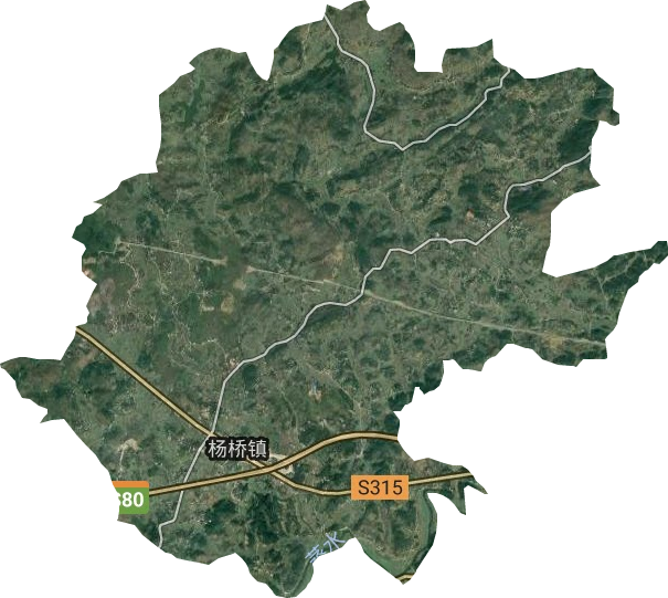 杨桥镇卫星图