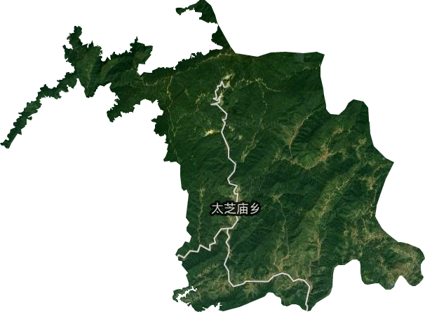 太芝庙乡卫星图
