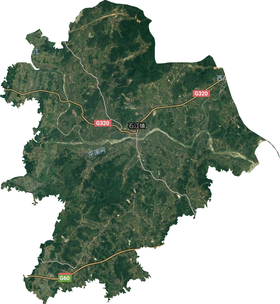 石江镇卫星图
