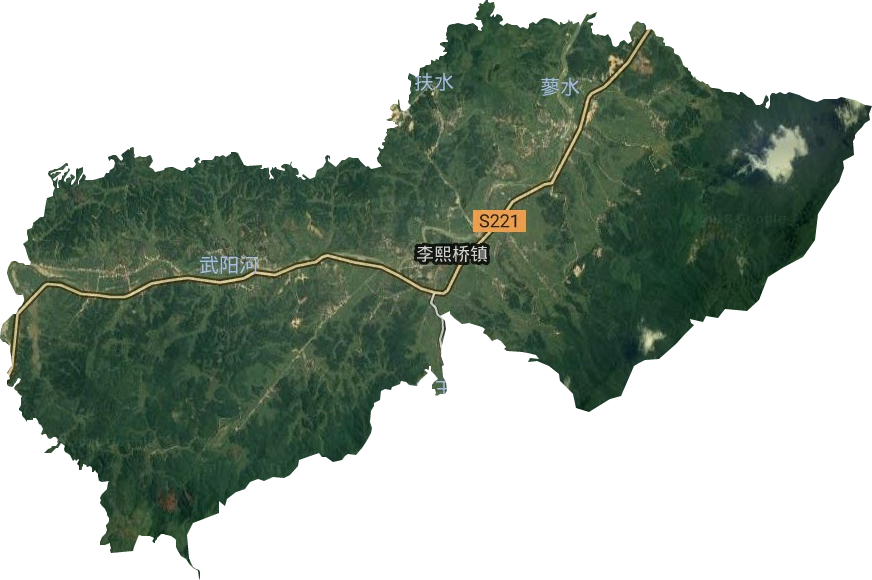 李熙桥镇卫星图
