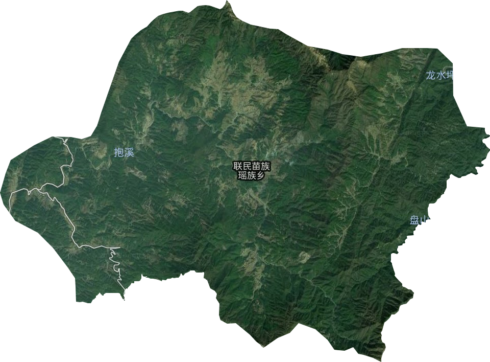 联民苗族瑶族乡卫星图