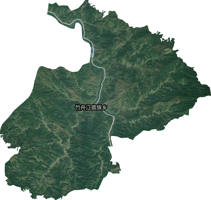 竹舟江苗族乡卫星图