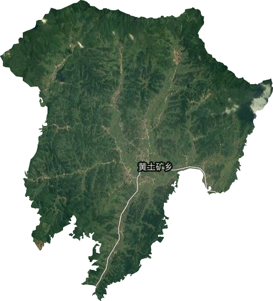 黄土矿乡卫星图