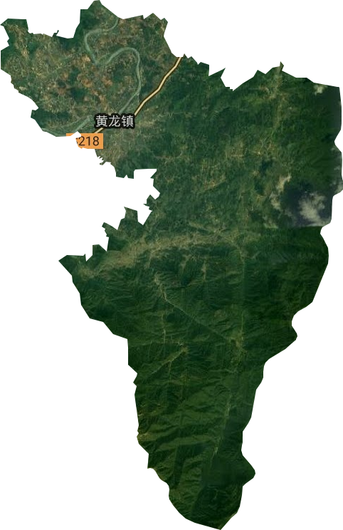 黄龙镇卫星图