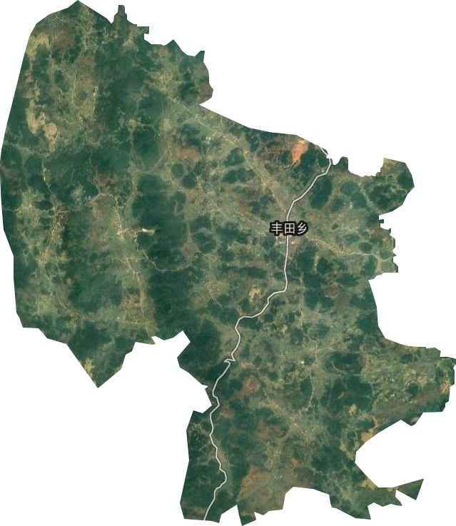 丰田乡卫星图