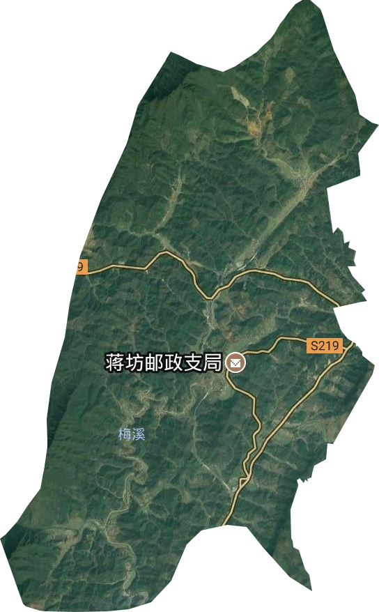 蒋坊乡卫星图