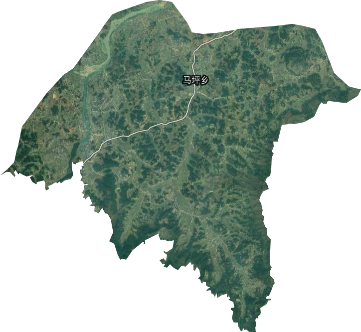 马坪乡卫星图