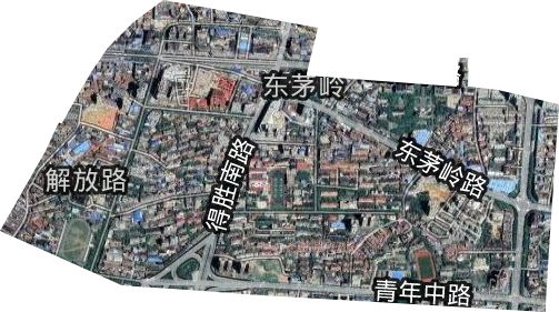 东茅岭街道卫星图