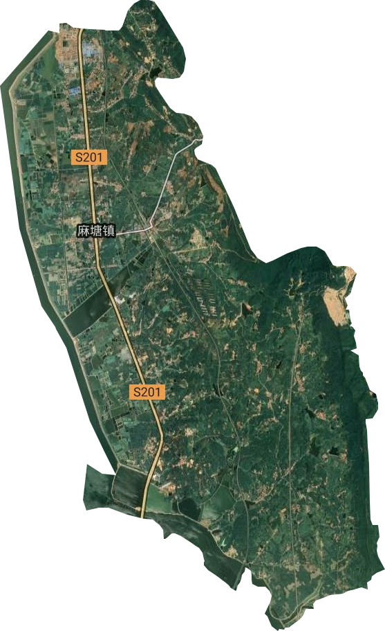 麻塘镇卫星图