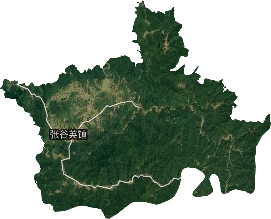 张谷英镇卫星图