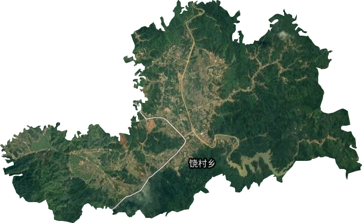 饶村乡卫星图
