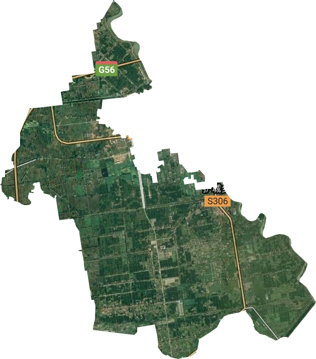 护城乡卫星图