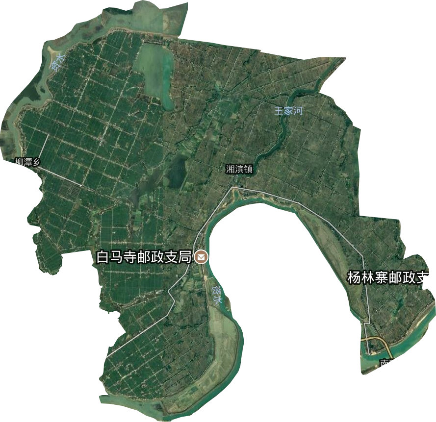湘滨镇卫星图