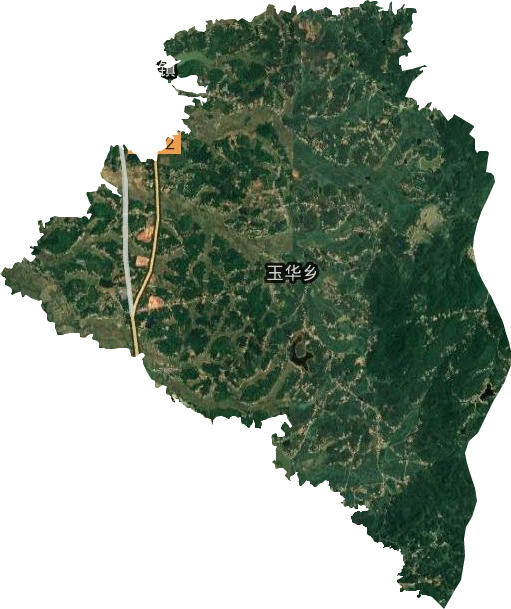玉华乡卫星图
