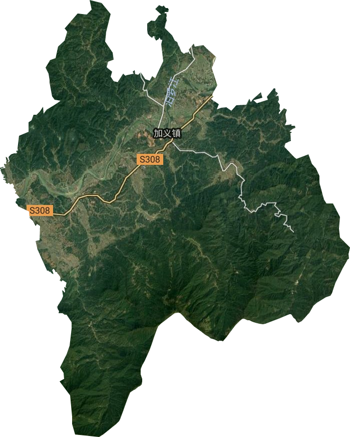 加义镇卫星图