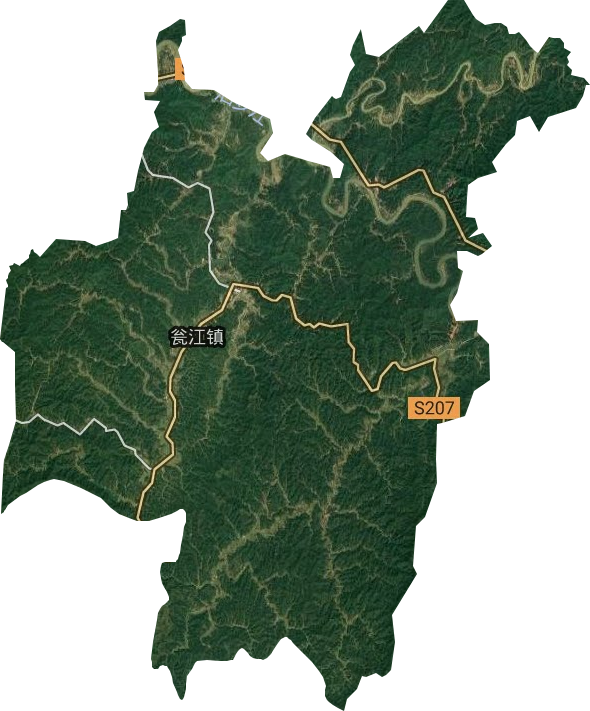 瓮江镇卫星图