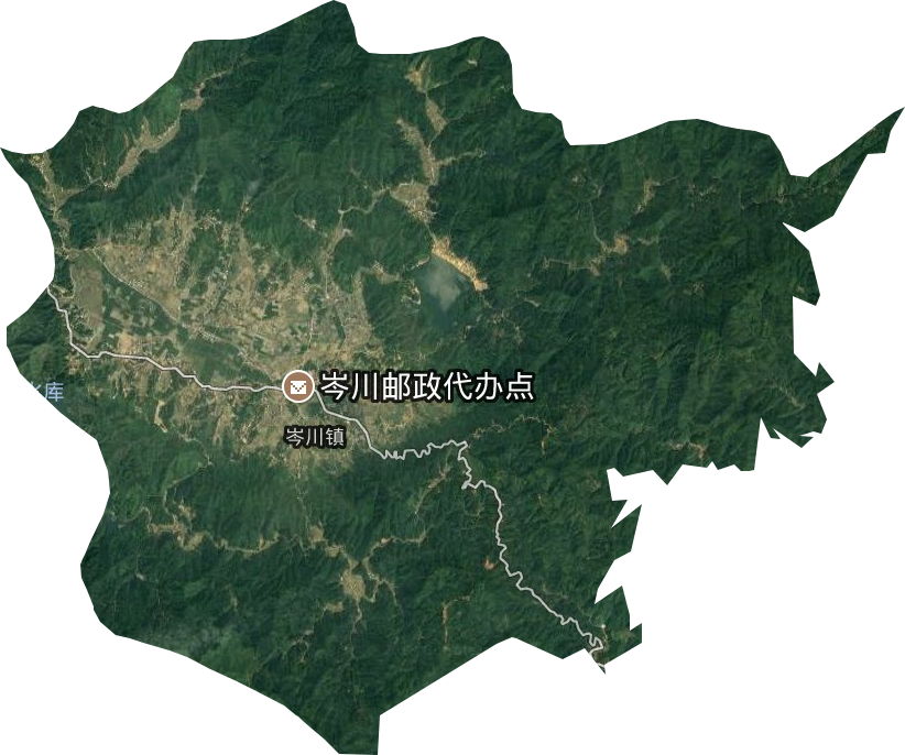岑川镇卫星图