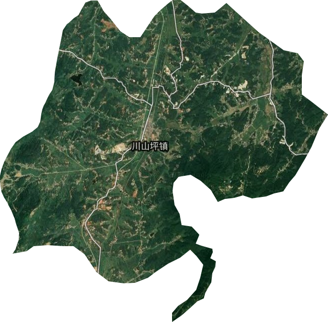 川山坪镇卫星图