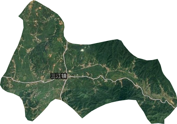 三江镇卫星图