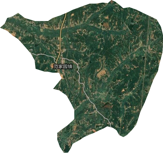 范家园镇卫星图