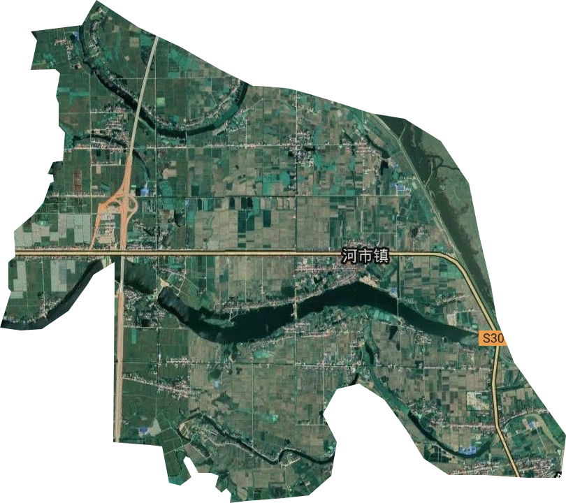河市镇卫星图