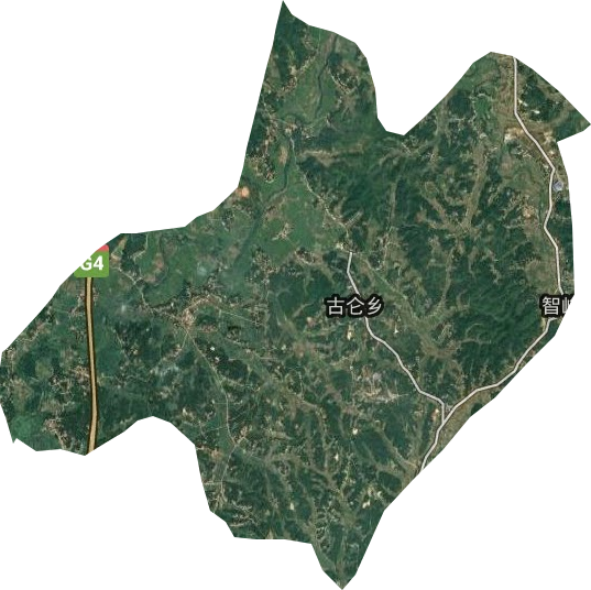 古仑乡卫星图