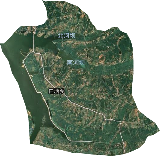 白塘乡卫星图