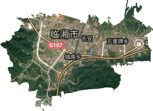 长安街道卫星图