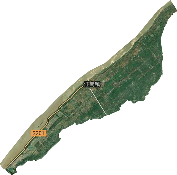 江南镇卫星图