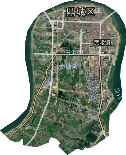 武陵镇卫星图