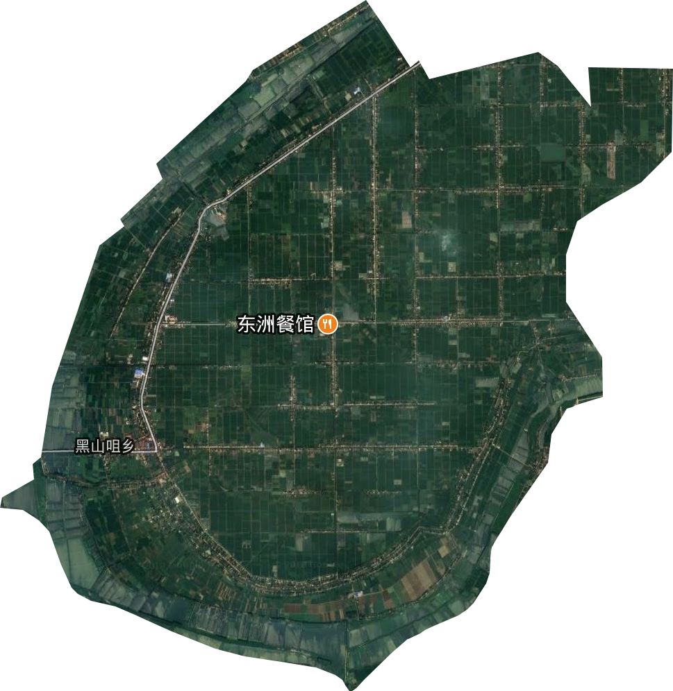 黑山嘴乡卫星图
