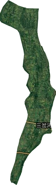 三岔河镇卫星图
