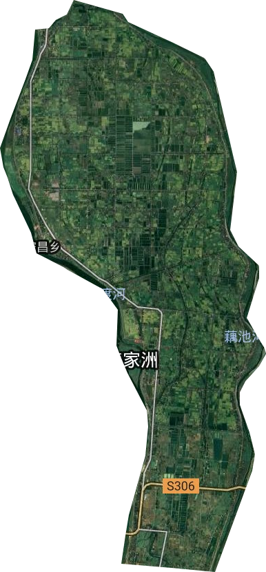 安昌乡卫星图