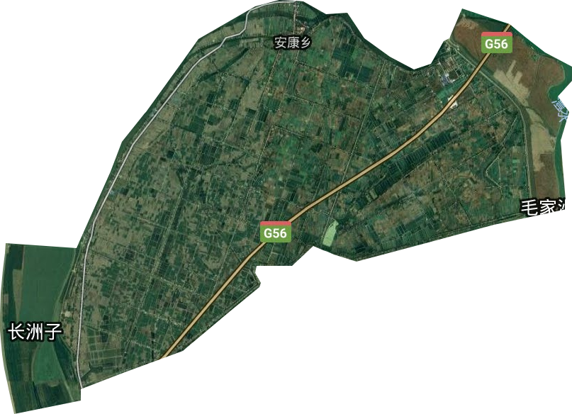 安康乡卫星图