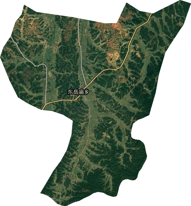 东岳庙乡卫星图