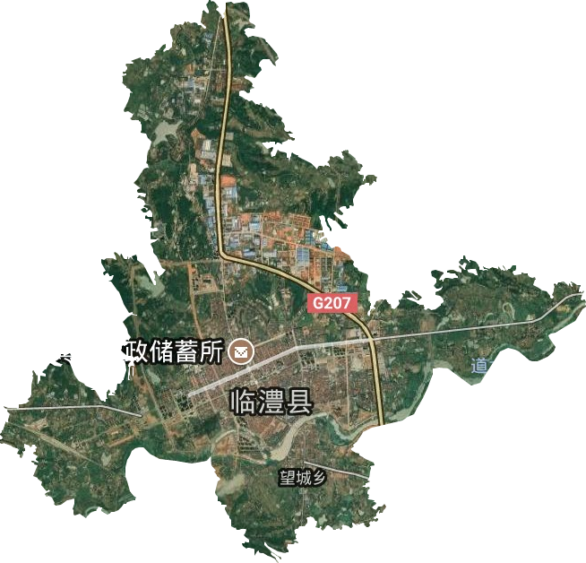 安福镇卫星图