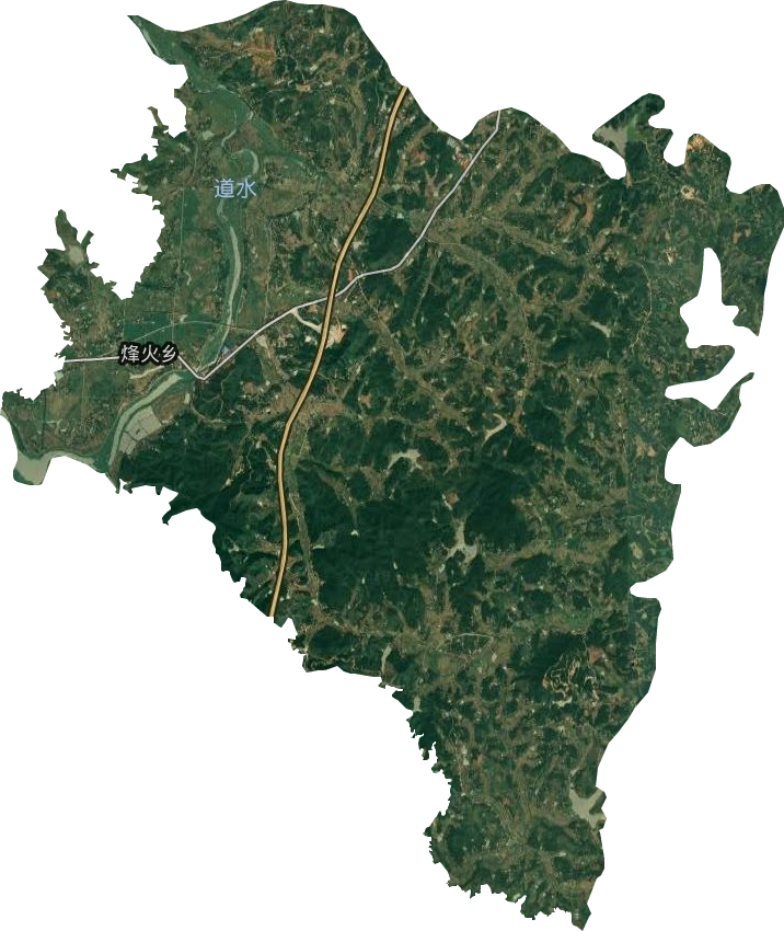 烽火乡卫星图
