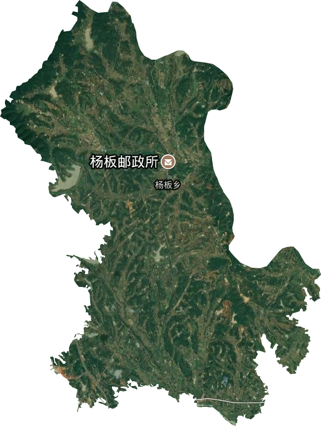 杨板乡卫星图