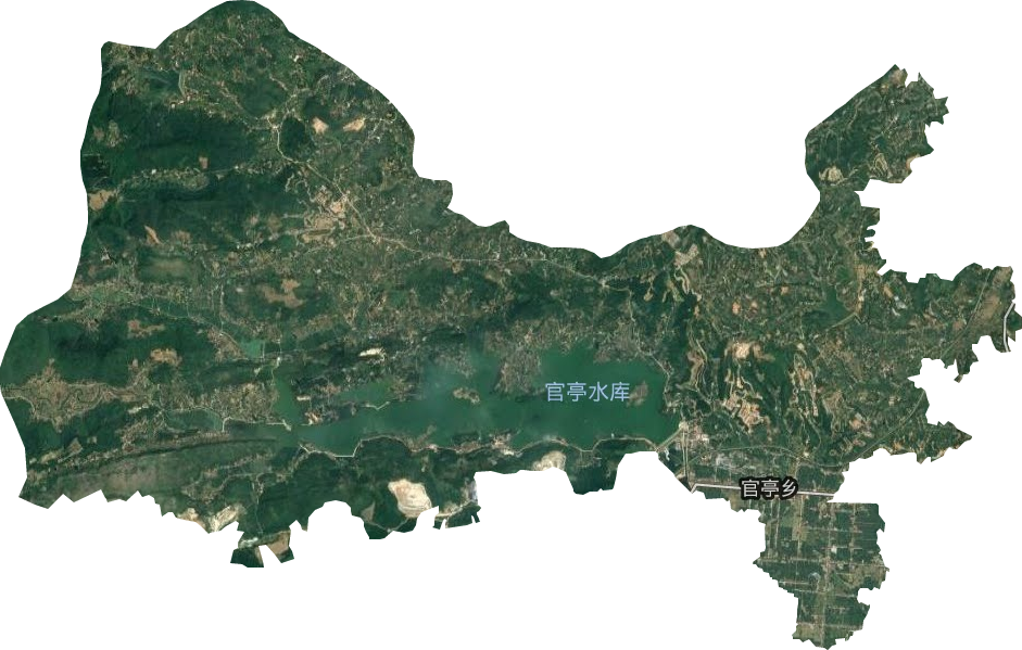 官亭乡卫星图