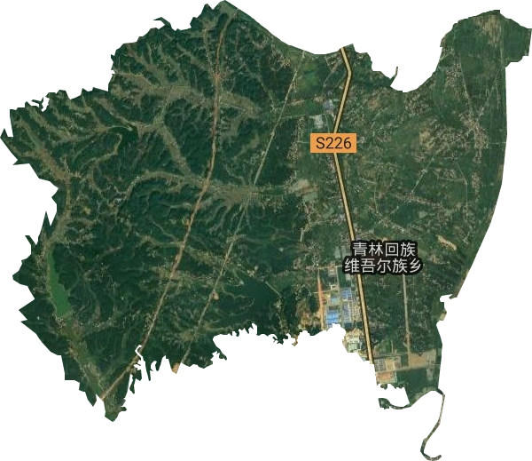 青林乡卫星图