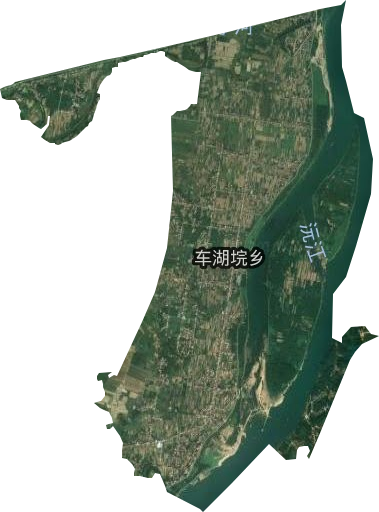 车湖垸乡卫星图