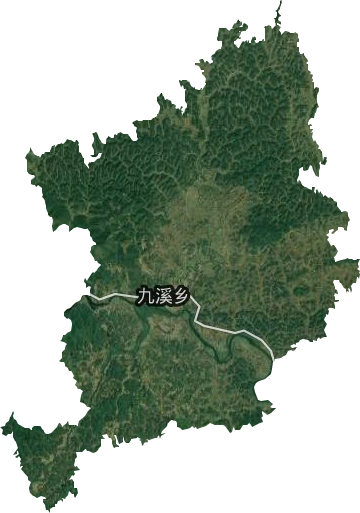 九溪乡卫星图