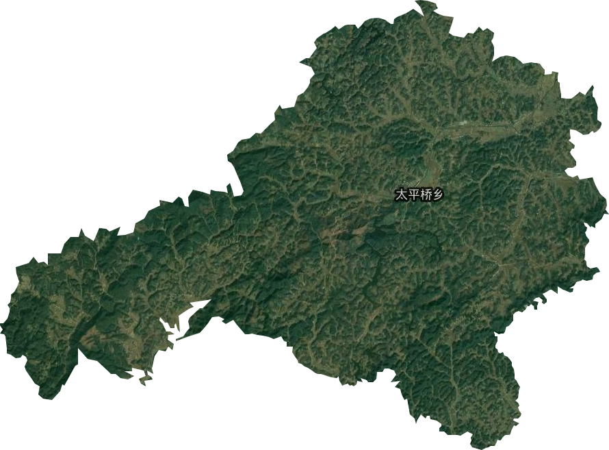 太平桥乡卫星图