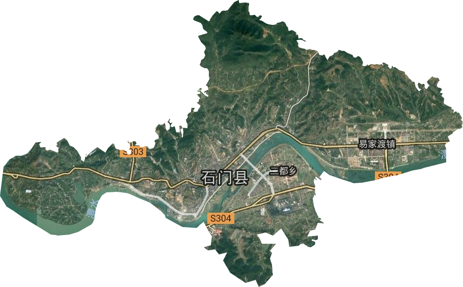 楚江镇卫星图