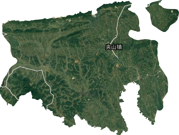 夹山镇卫星图