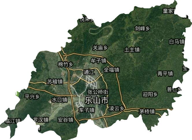 市中区卫星图