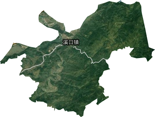 溪口镇卫星图