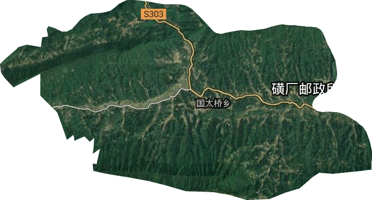 国太桥乡卫星图